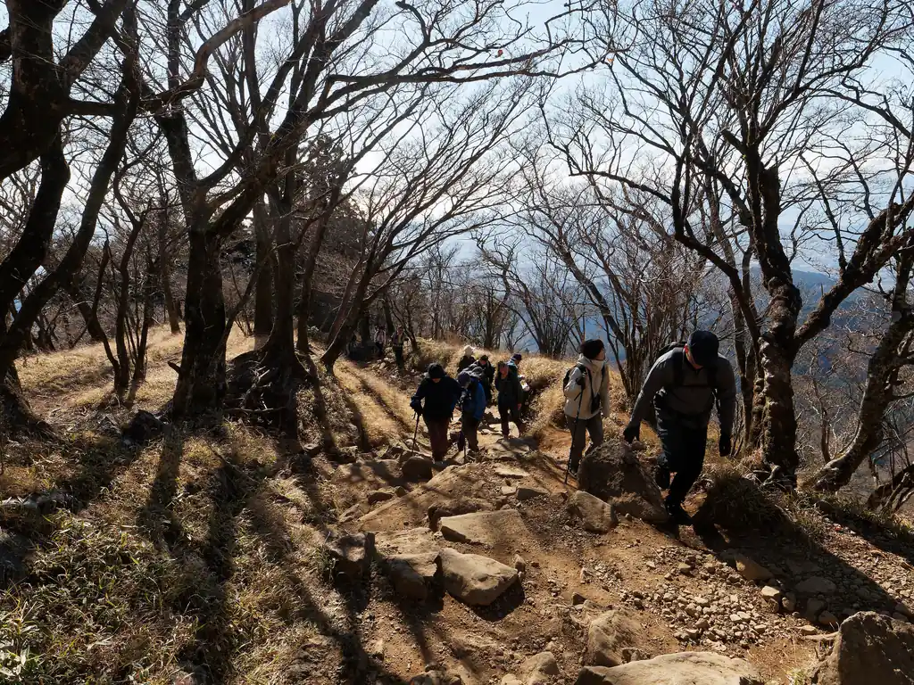続々と登山者が登ってきている。お昼時は大山山頂は賑やかだろうなあ。