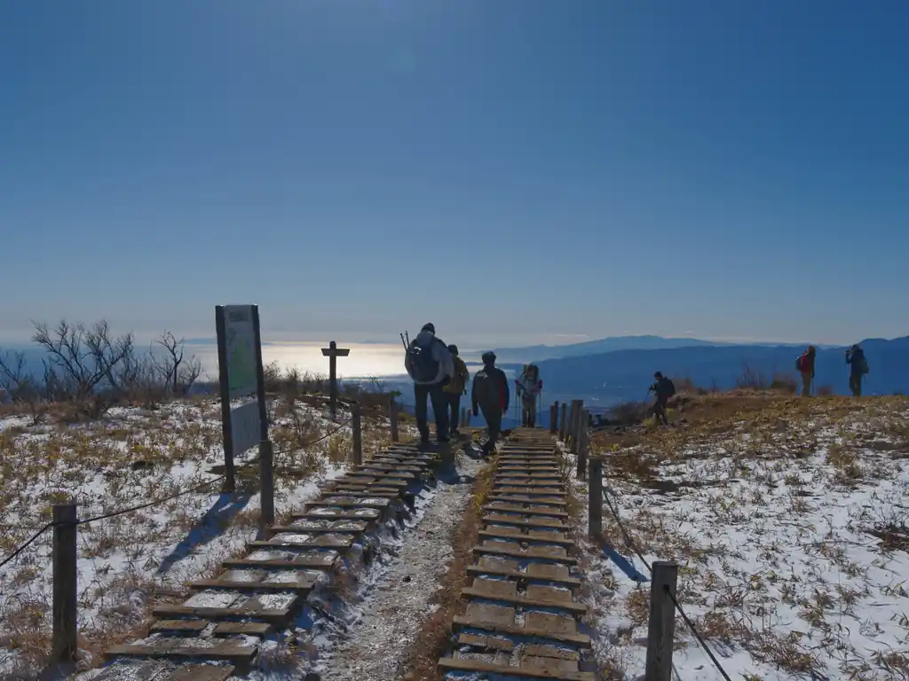 一度登り返して花立山荘への下り。この景色が好きって人多いよなあ。