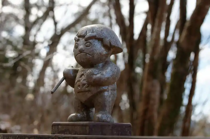 金太郎オブジェ。かわいい。