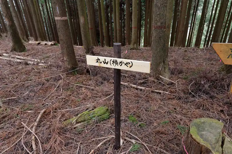 丸山。
とくに何かある山頂ではありません。