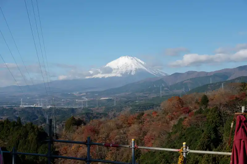 ここからは富士山が一望できます。