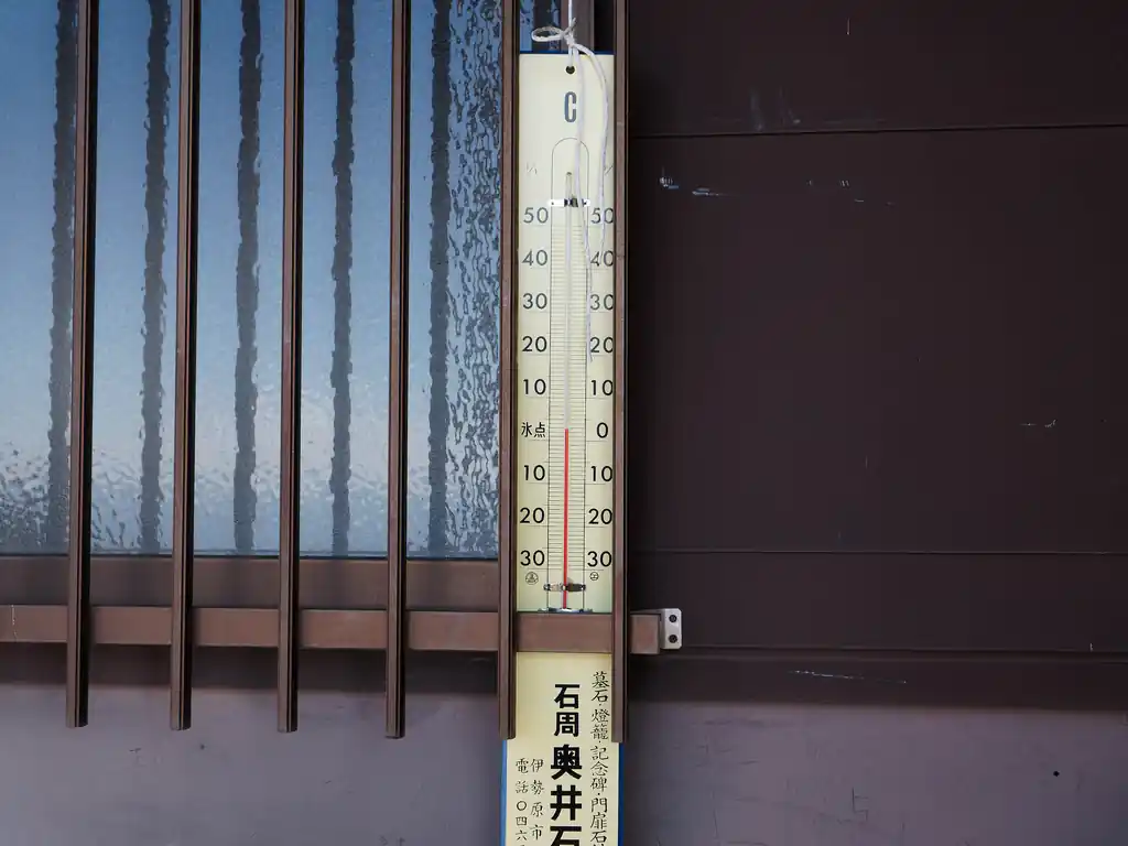 山頂の気温は約3度。
ただ長袖シャツでそんなに寒い感じはしなかった。日向だと気温は低くても寒さはそれほど感じない。風もほとんどなかったせいだと思う。
とはいえ、休憩していると汗冷えしたりするので防寒着は重要である。