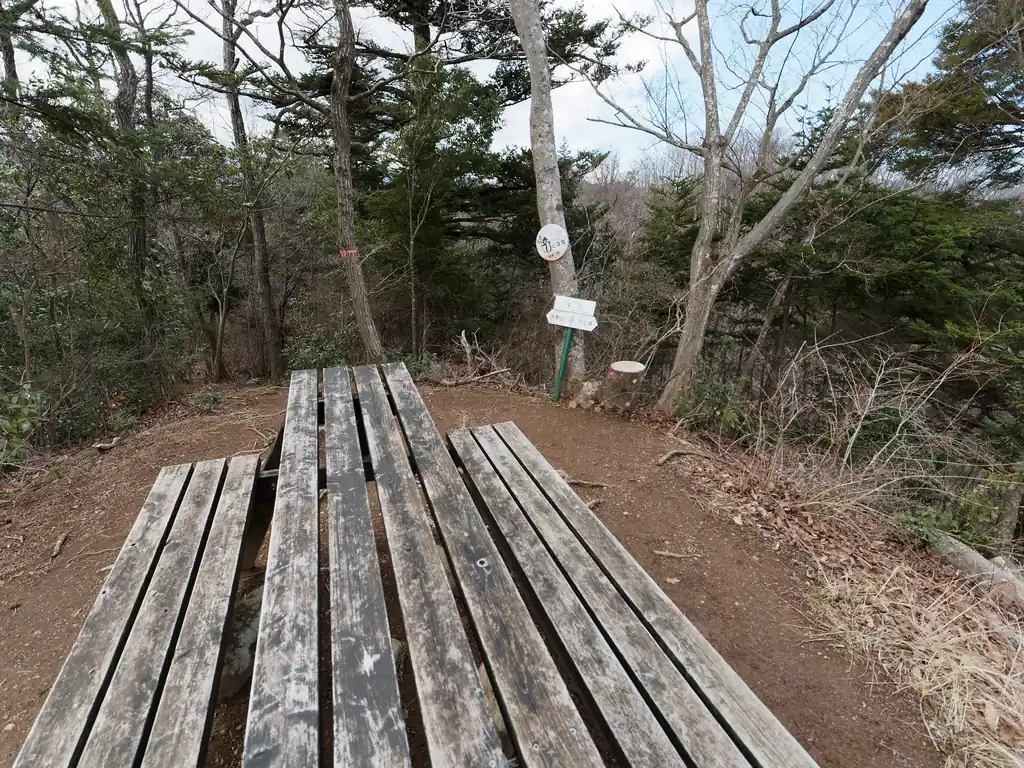 宝山に到着。
日連山と宝山はかなり近い。降って登れば宝山である。