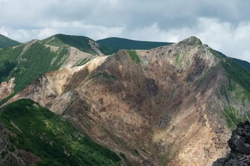 朝日岳。いい山だった。