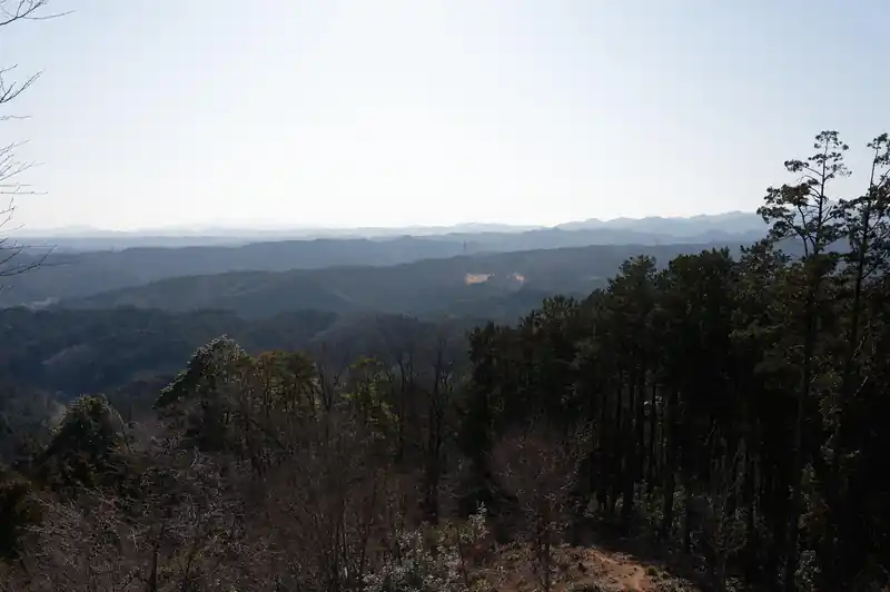 写真中央あたりに山の中腹が茶色い部分がありますが、おそらくあれが成木尾根の途中にあったゴルフ場のあたりでしょう。

というわけで、私の予想だとあの尾根が成木尾根です。
歩いた感じと、尾根の雰囲気が似ているのでおそらくあっているはず。