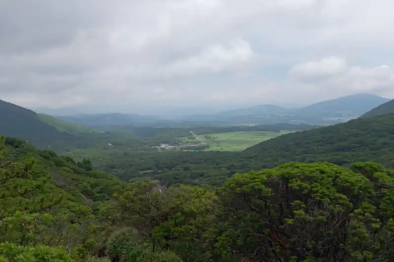 振り返って景色。良いですねえ。