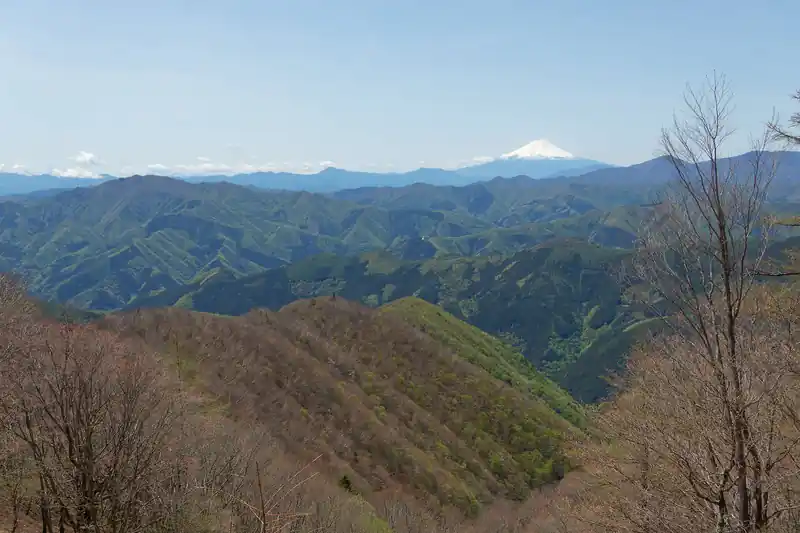 富士山も見えました。今日一番の景色でした。