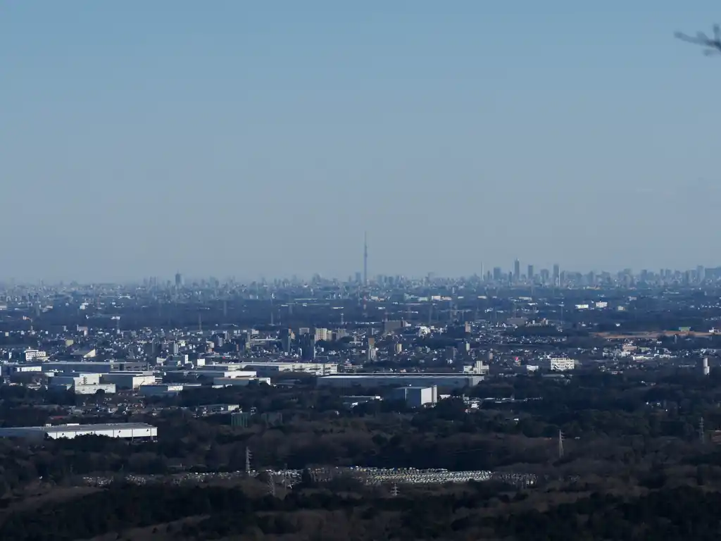 スカイツリー。
都心は高層ビルが多い。