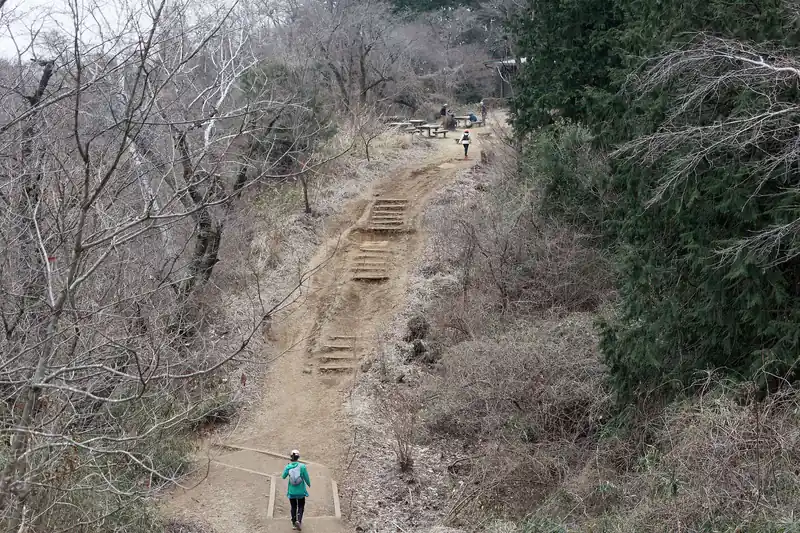 地味なアップダウンが辛く感じる。