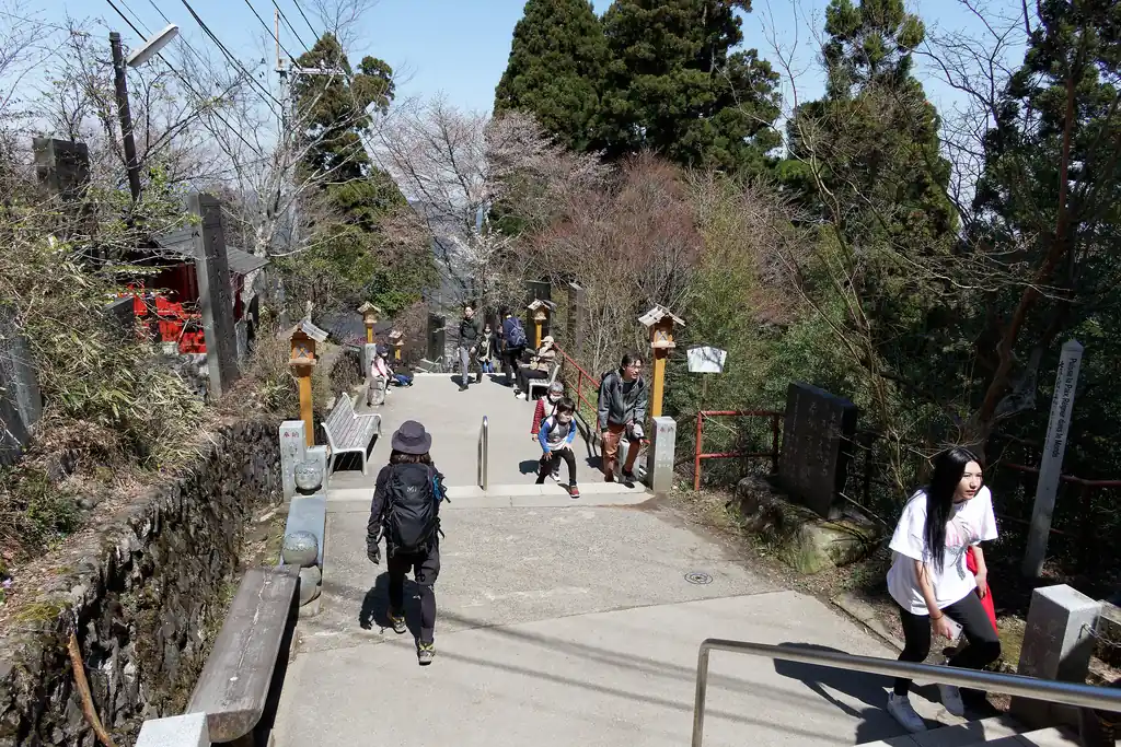 なかなか賑わっていたので人気の観光地っぽい、御岳山。

ここだけ見たら、江の島っぽい雰囲気もある。