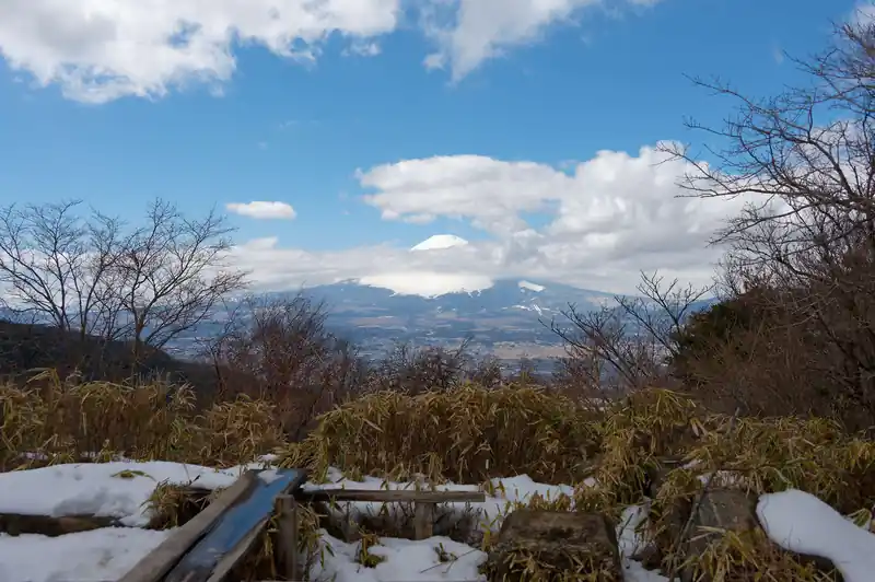 富士山。たぶんこのあたりが丸鉢山かな、と思ったのだが、山頂標はなかった。