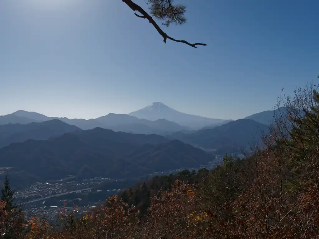この見晴台も富士山ビューが素晴らしい。