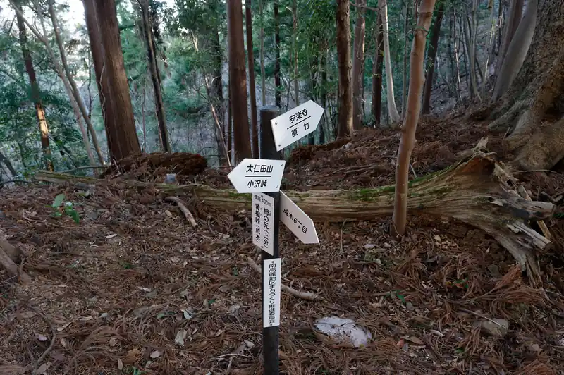 黄楊峠あるいは栂の元に到着。