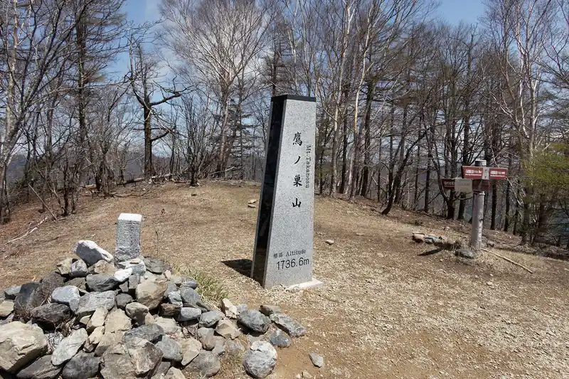 鷹ノ巣山山頂に到着。