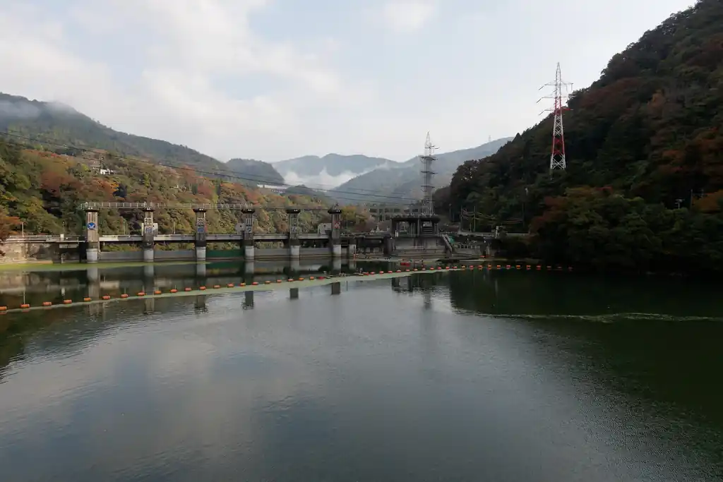 そんなことを考えながら相模湖大橋を渡っていたが、当初の計画では写真に写っている向かいの相模ダムの堤防を歩く予定だった。この写真を撮っているときはそんなこと全く忘れているのであった。

ところで、駅からここに至るまでの間に国道20号、いわゆる甲州街道を通過する必要があるが、そこはかなり車の往来が激しいので要注意。