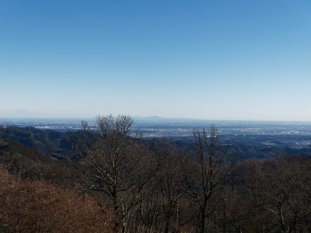 筑波山。流石に空気が澄んでいて遠くまで見渡せます。