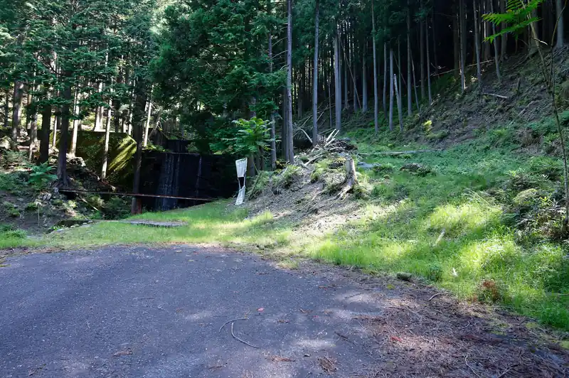 登っていくと右にブル道のような跡があります。
砂防ダムのところに鉄板の橋があり、どっちなんだろう…と少し考えて鉄板の橋を渡ることにしました。