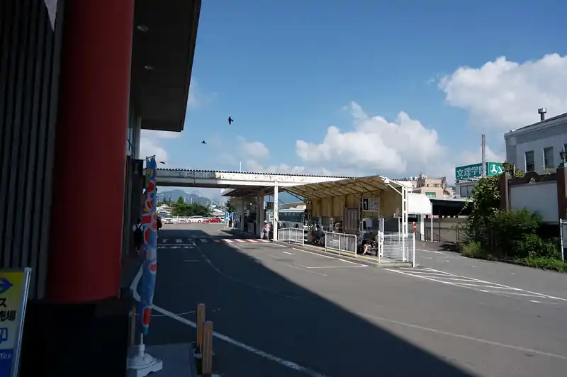 8時45分、富士急行線の富士山駅へ到着。
準備を済ませたら早速出発する。