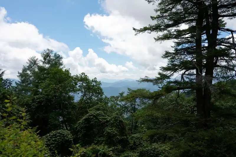 七ツ石小屋からの眺め。