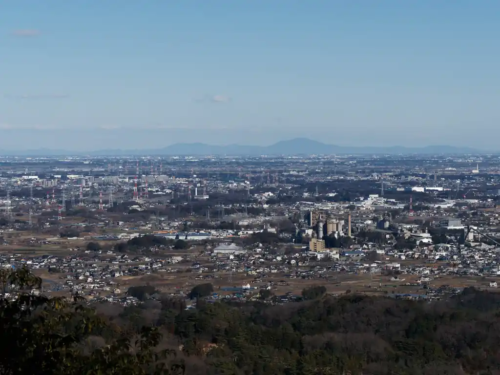 筑波山。