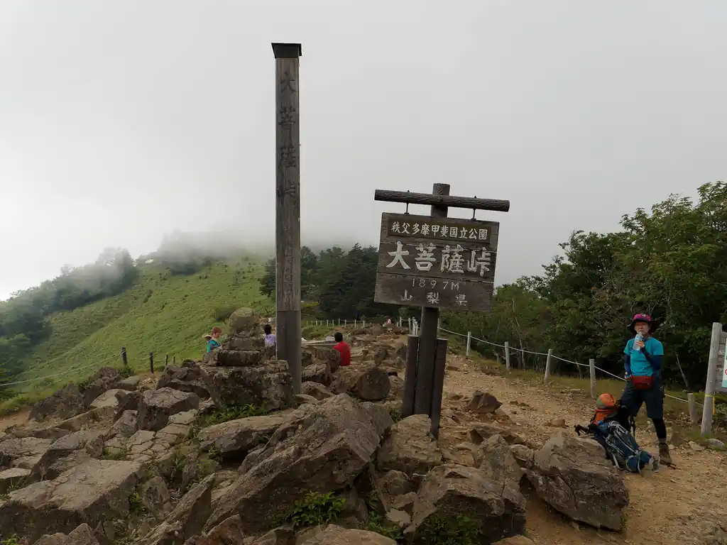 大菩薩峠。この写真よく見る気がする。