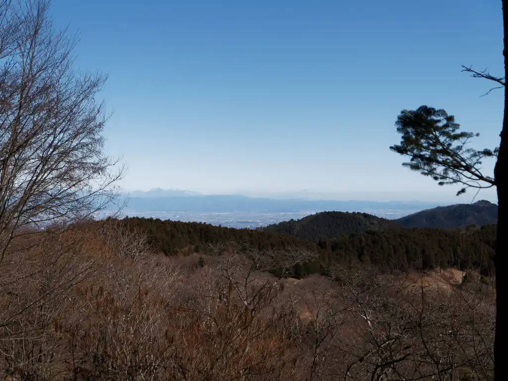 奥の山並みはなんだろうな。日光のあたりとか？