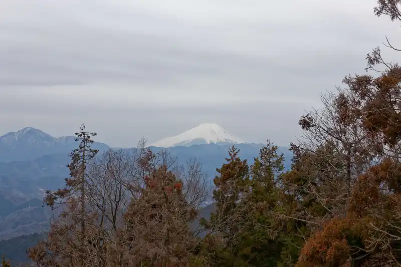ここからも富士山。