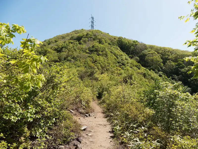 去年登ったときも思ったけど、松手山までがつらいんだよなあ、このルート…。