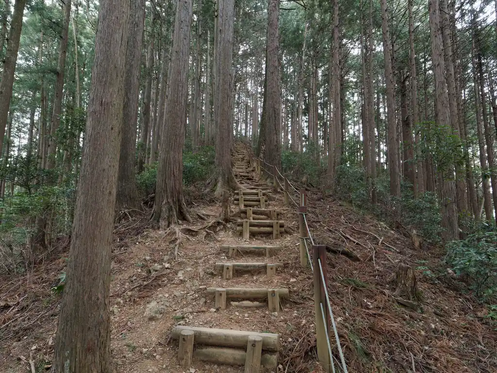 まだまだ続くよ階段はどこまでも。