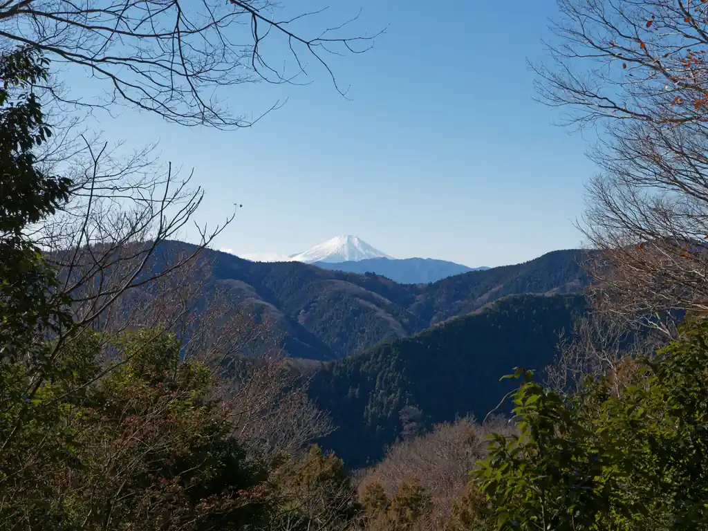 富士見台からの富士山。