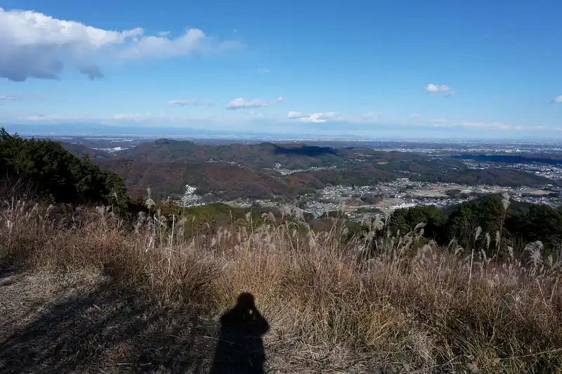 中央右寄りの山が雷電山～堂山だろう。