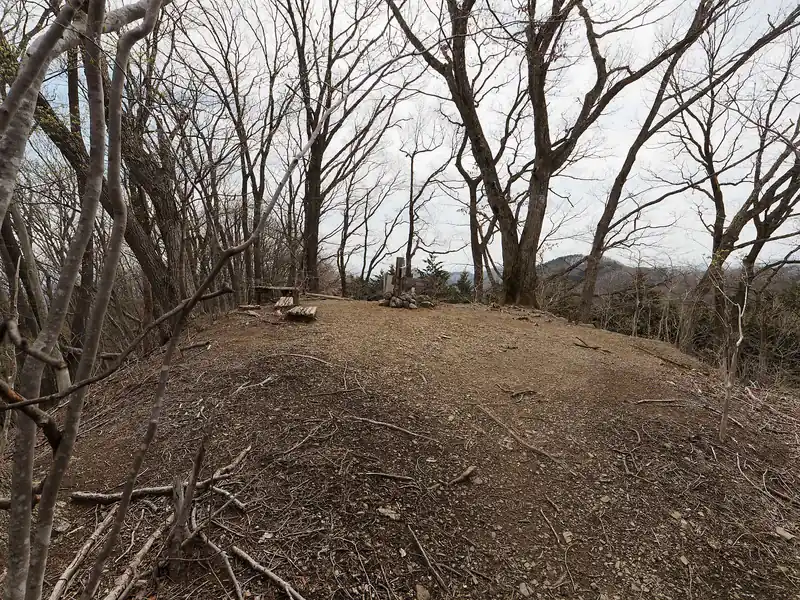黒山に到着。
ここで小沢峠方面と岩茸石山方面へ分岐するんですが、今回は小沢峠方面へ。