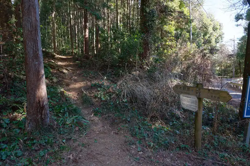 そのまま向かいの登山道へ。