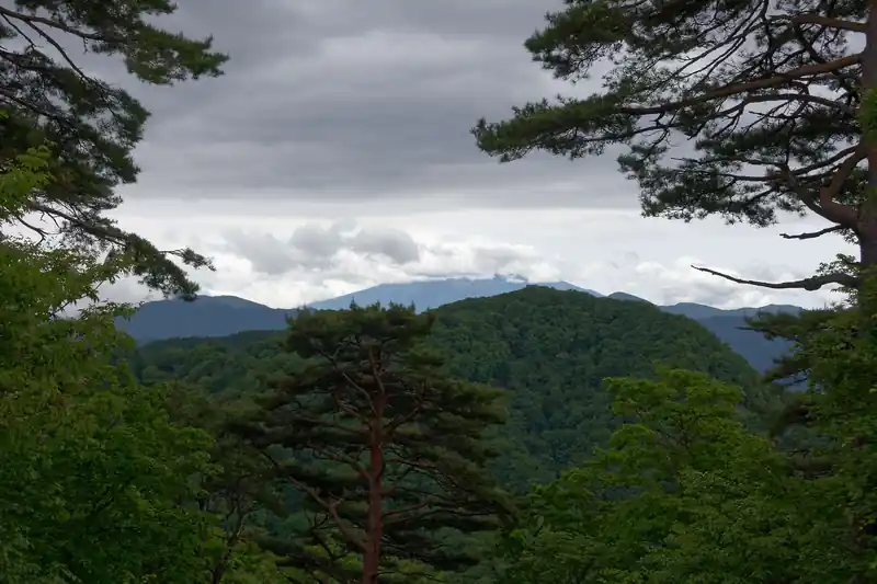 富士山が見える…はずなんですが、流石にこの天気じゃ無理ですね。