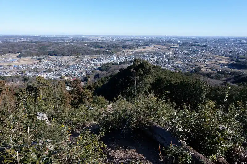 そのまま下って行けそうだったので歩いてみる。
この道は以前にも歩いたことがありそうな気もするが、正直あんまり覚えてない。
低山でこんなに木がなく開けた道もまた珍しい。