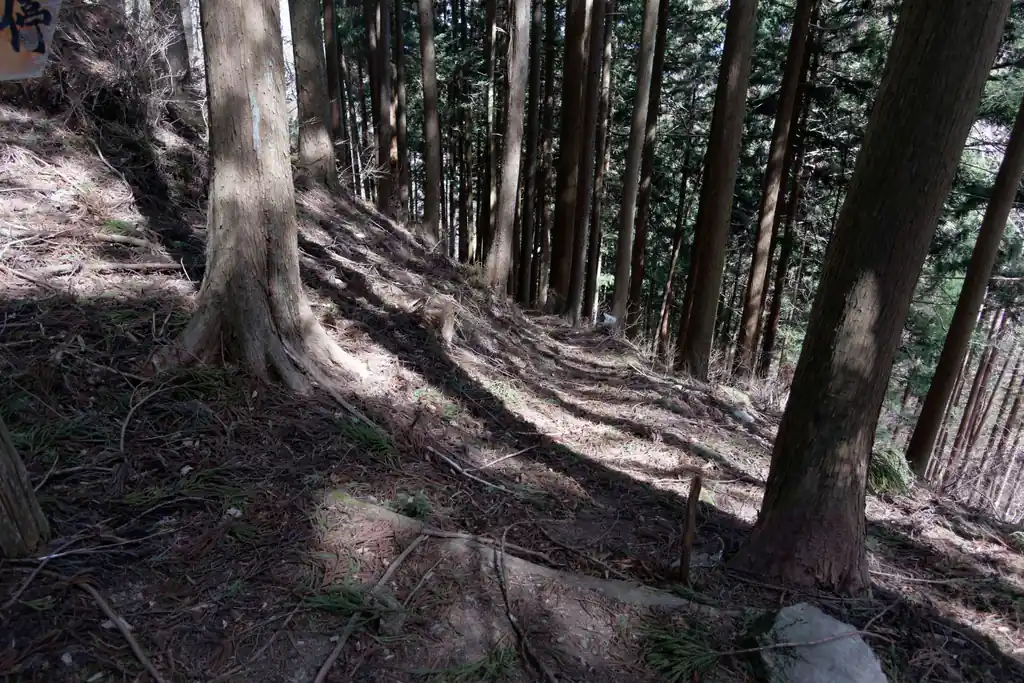 上成木方面。