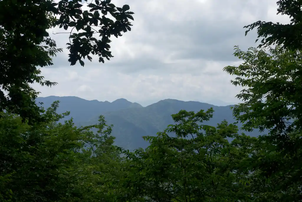 田和峠からの眺め。ここも少し眺めが良い。